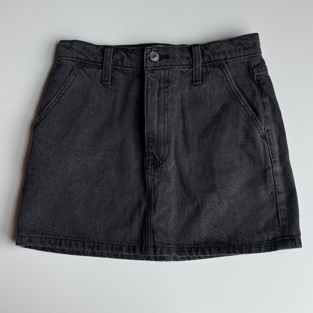 Abercrombie & Fitch Charcoal Mini Skirt